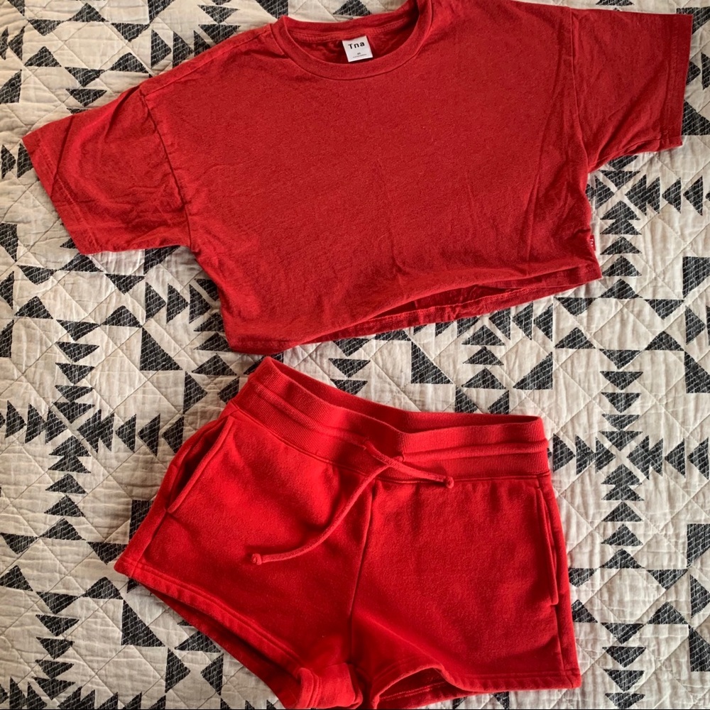 *SOLD* on m*rcari Tna shorts lounge set